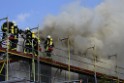 Dachstuhlbrand Koeln Poll Geislarerstr P197